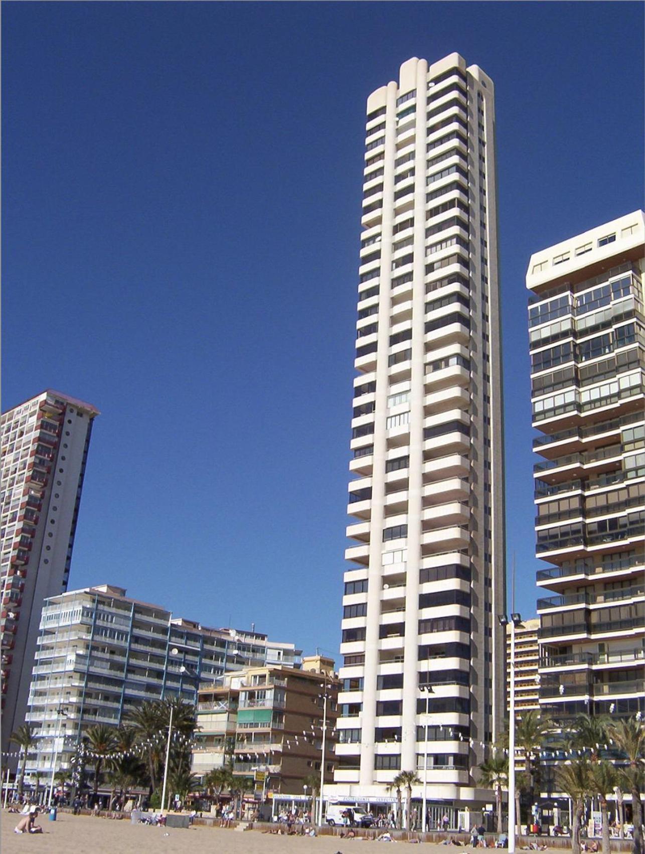 Apartamento Torre Levante, Primera Linea De Playa Benidorm Exteriör bild